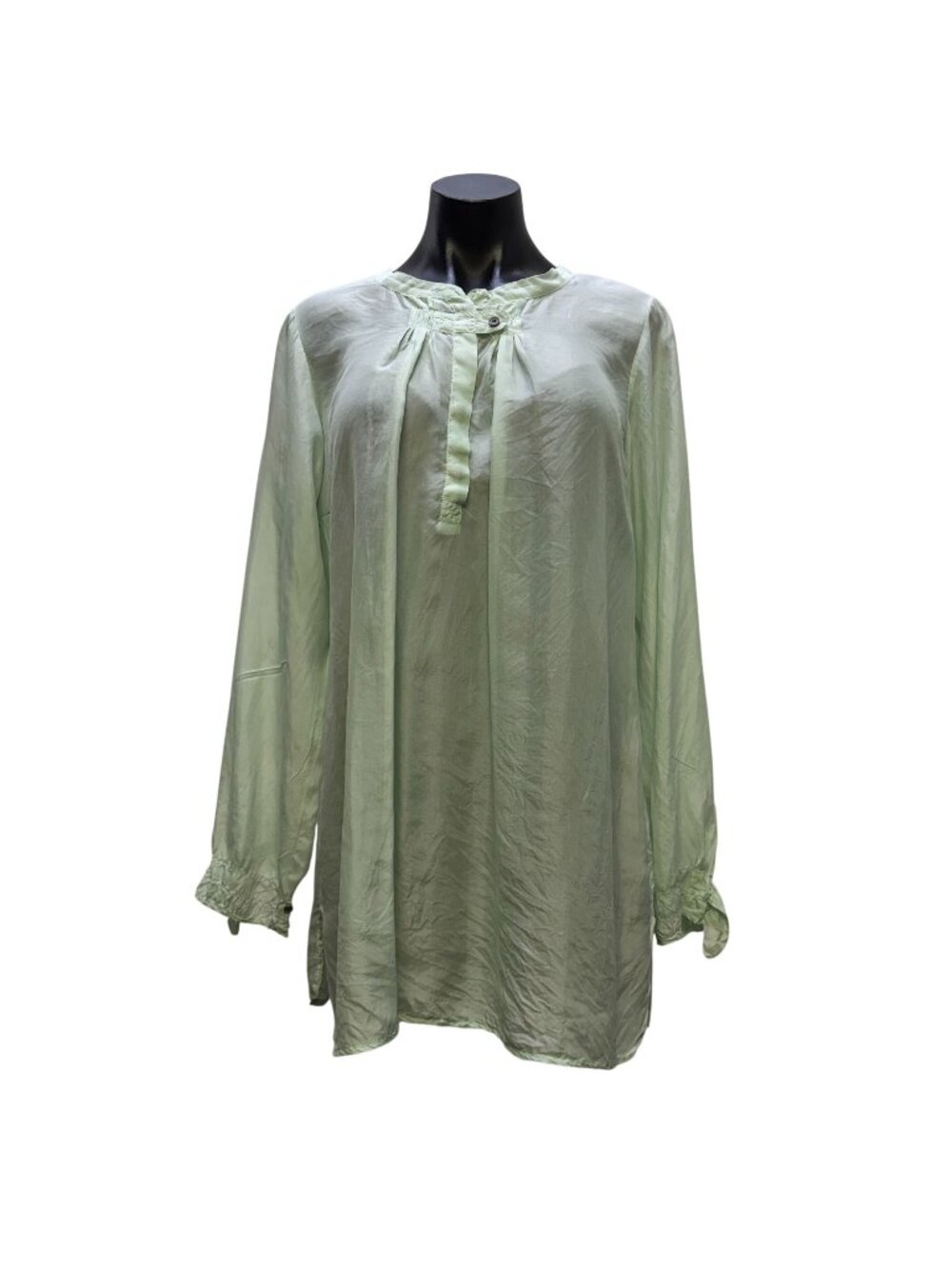 Pete & Greta Mint Green Long Sleeve Blouse Size S